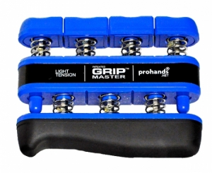 Pro Hands Gripmaster Entraînement Main Facile Bleu - Renforcez Force, Dextérité Et Endurance Pour Musiciens Et Sportifs